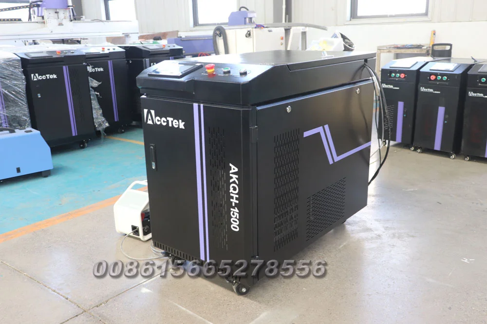 High Speed Heavy oil Rust Remover Paint Laser Cleaning Machine Added Metal Weld Cut 3in1 Laser Machines