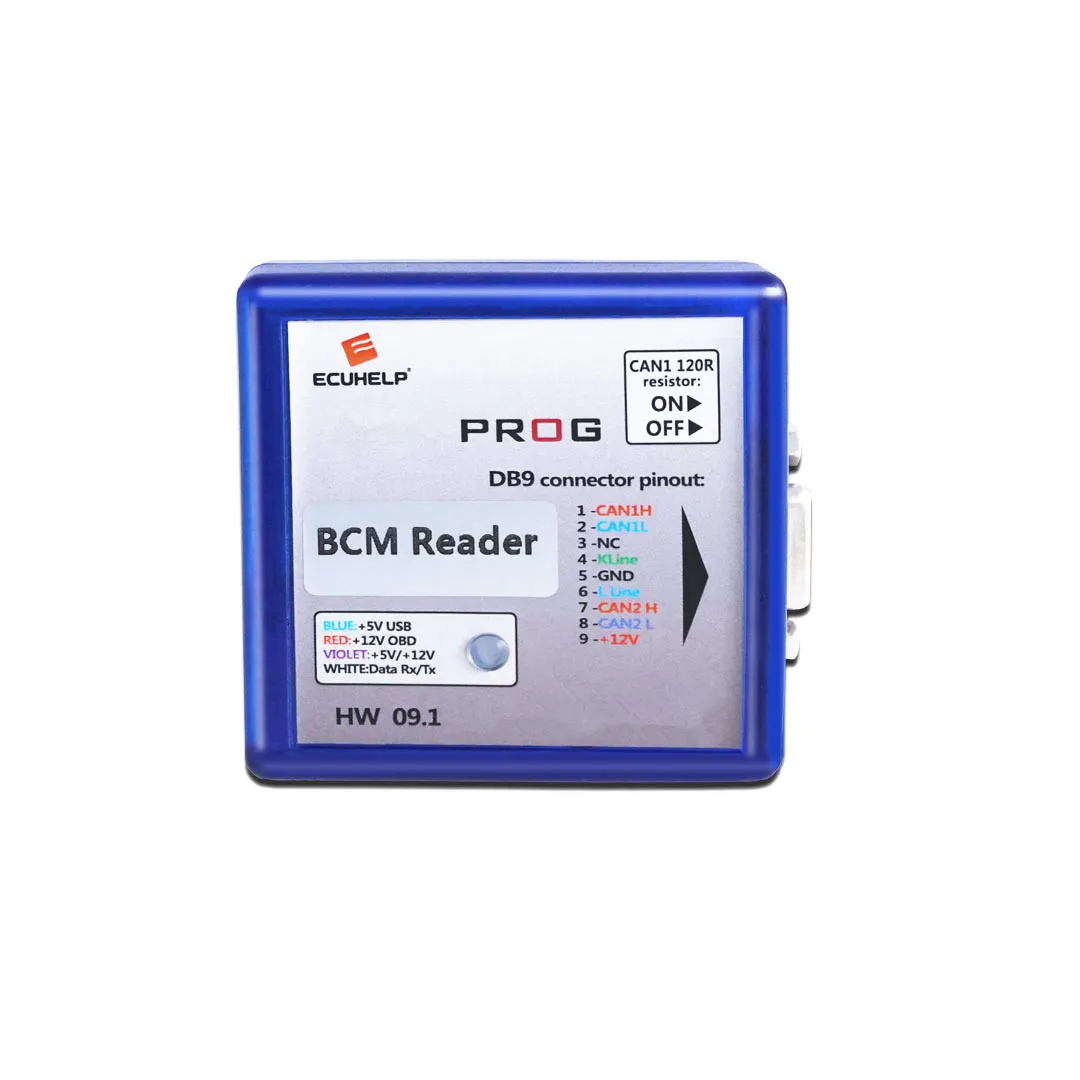 Latest IO-PROG Full Version ECU TCM BCM EPS Programmer BD9 Connector Pinout I/O Terminal io prog ECU Programmer HW 09.1 for GM