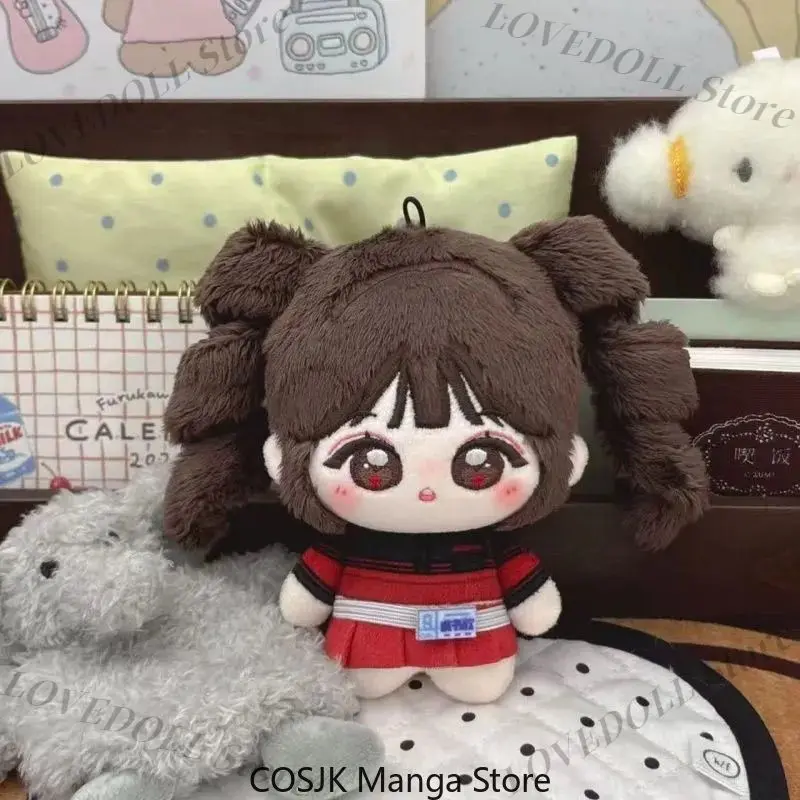 10cm Cotton Doll Fanmade Merch Amine Attributes Cute Soft Plush Pendant Figure Model Toy Hanging Charm Game Collectible Gift
