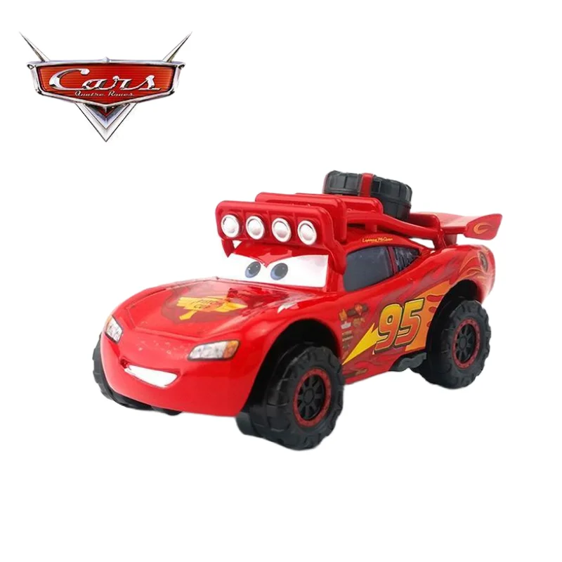 Disney Animation Lightning McQueen Alloy Racing Creative Personalized Off-Road Car Model Children's Toy Car Desktop Ornament