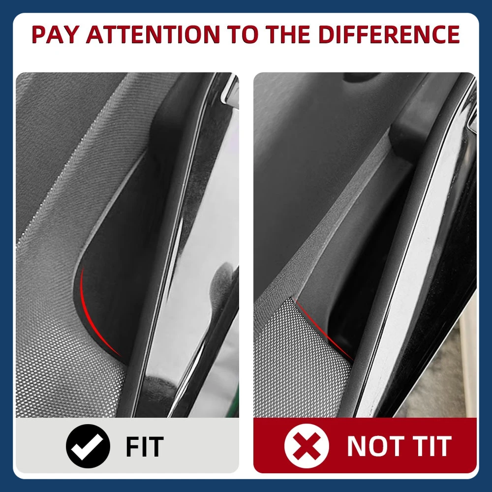 ل Volkswagen VW ID.3 ID.4 2022-2025 الجبهة الخلفية مقبض الباب صندوق تخزين حامل الجانب مسند الذراع المنظم الحاويات اكسسوارات السيارات #4