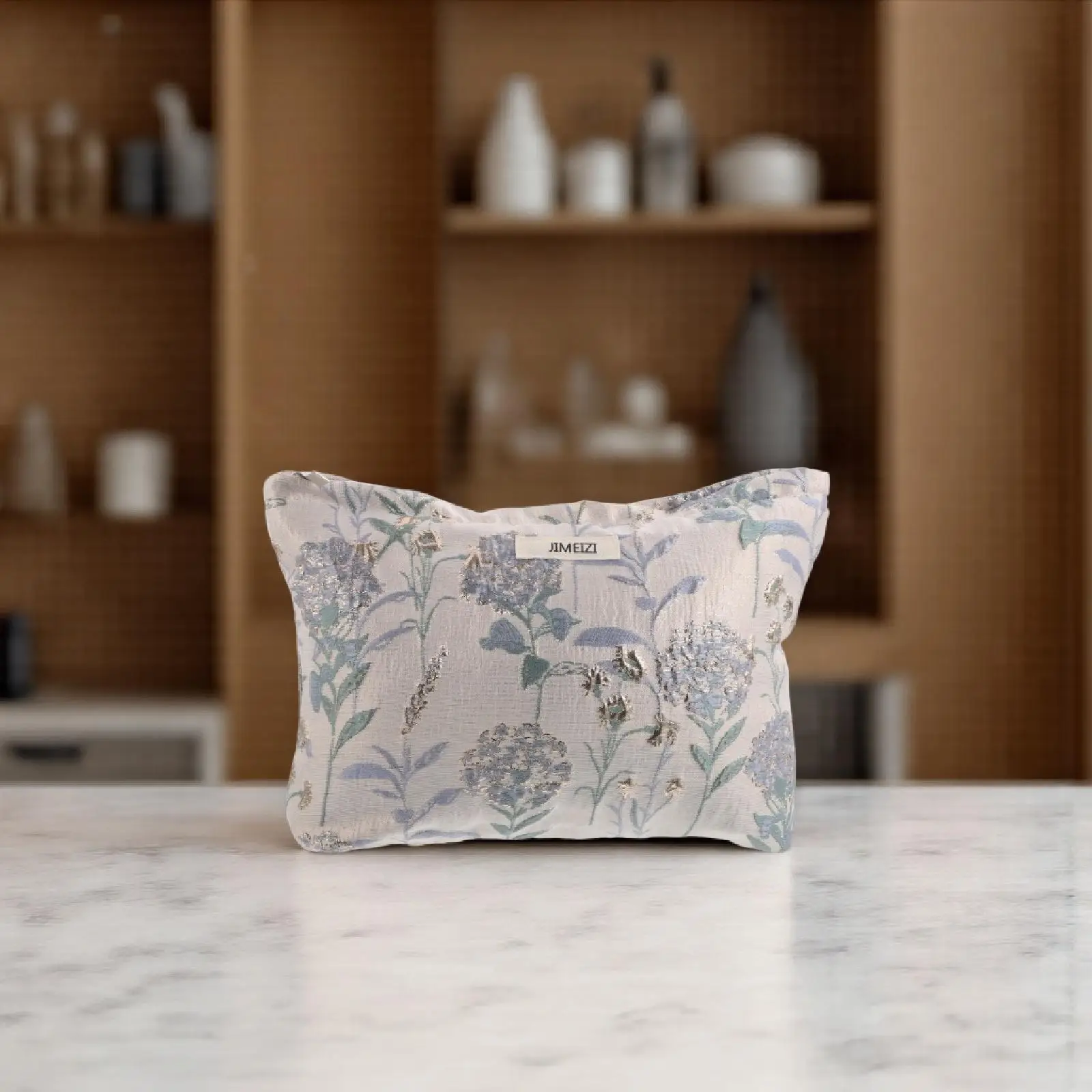 

Portable Makeup Bag Lightweight Flower Pattern Organizer Travel Toiletry Storage Pouch Zipper Makeup Pouch For Women