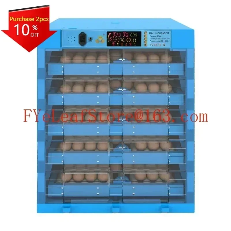 Small household incubator36/64/128/192/256 eggs roller mini incubator multifunctional automatic egg incubator