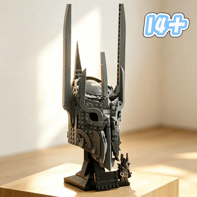 

2026 New 538PCS Idea Sauron's Helmet Model In Stock 11373 Building Blocks Friends Adults Assemble Education DIY Toys Gifts