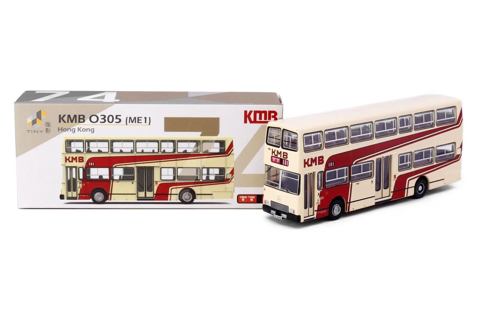 

Tiny City 74 KMB O305 ME1 оригинальный кузовный стиль в происхождении 1:110 Автобус Литая модель автомобиля Коллекция ограниченного выпуска Хобби Игрушечный автомобиль