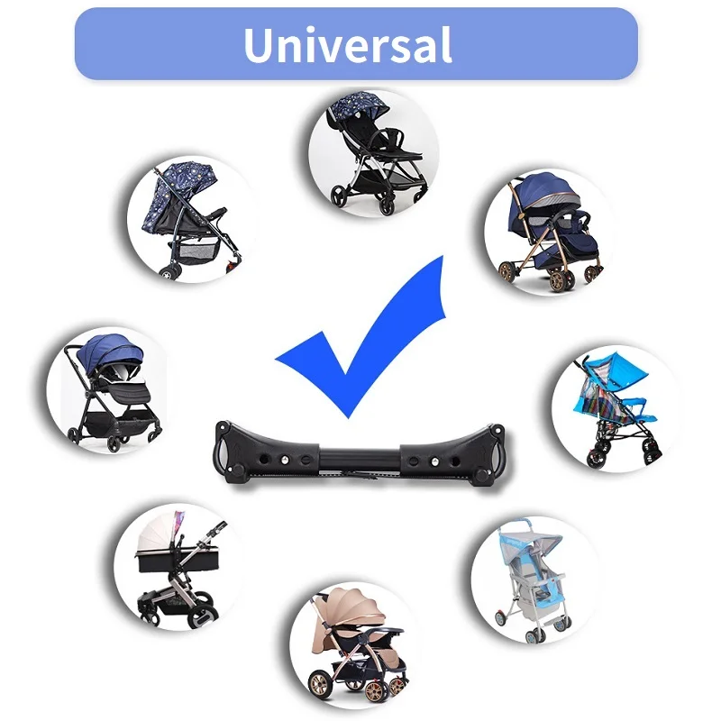 Twin Baby Stroller Connector złączki uniwersalne wózek dziecięcy bezpieczne paski regulowany Linker Hook Safety akcesoria dla wózków dziecięcych