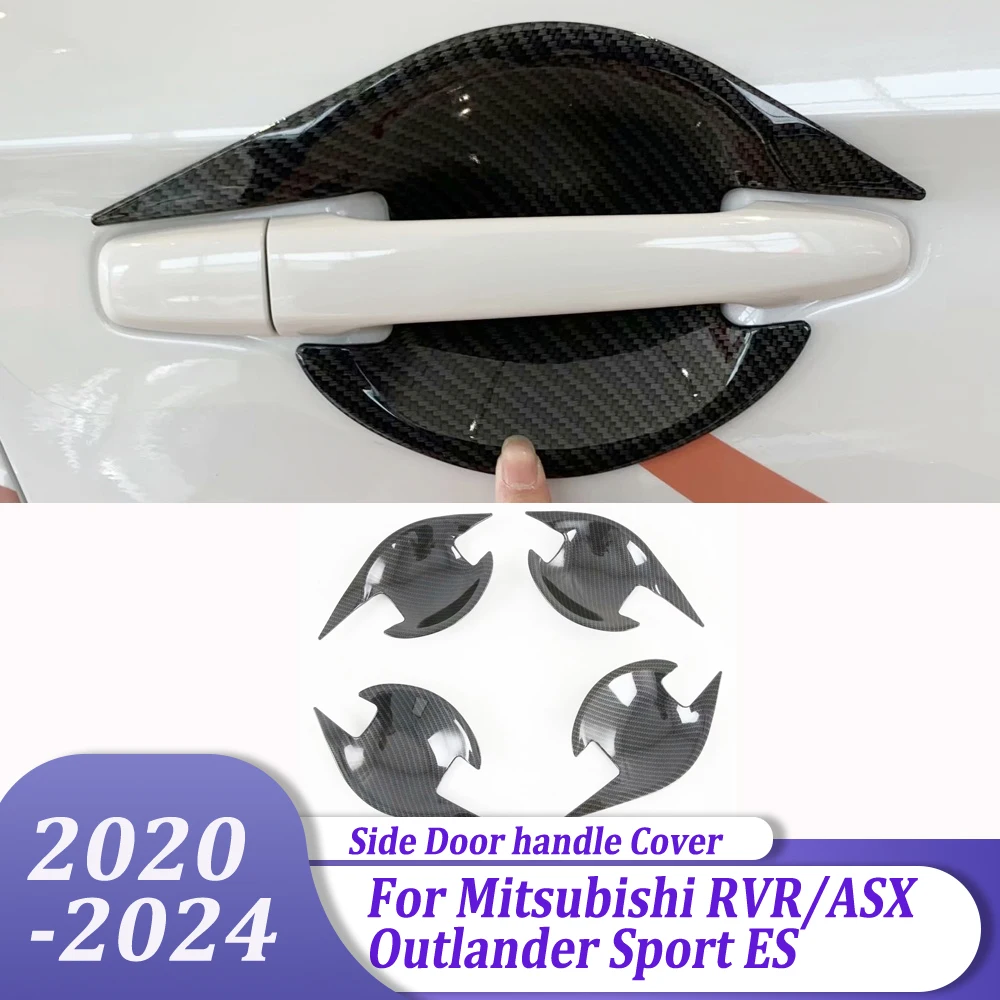 

Car Styling Accessories Side Door Handle Cover Trim Sticker For Mitsubishi RVR/ASX/Outlander Sport ES 2020 2021 2022-2024