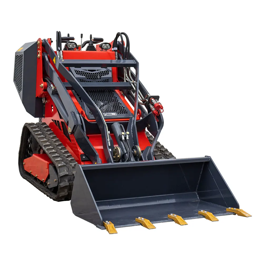 Cheap Price Crawler Skid Steer Loader Customized Strong Power All-Terrain Tracked Mini Skid Loader