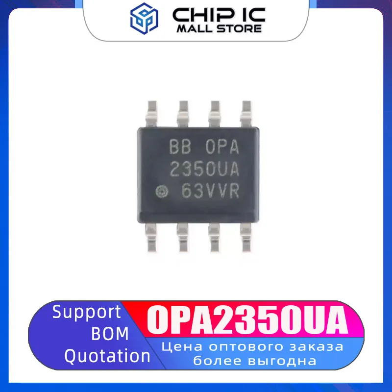 OPA2350UA SOP8 Rail To Rail Operational Amplifier IC Chip New Original Stock