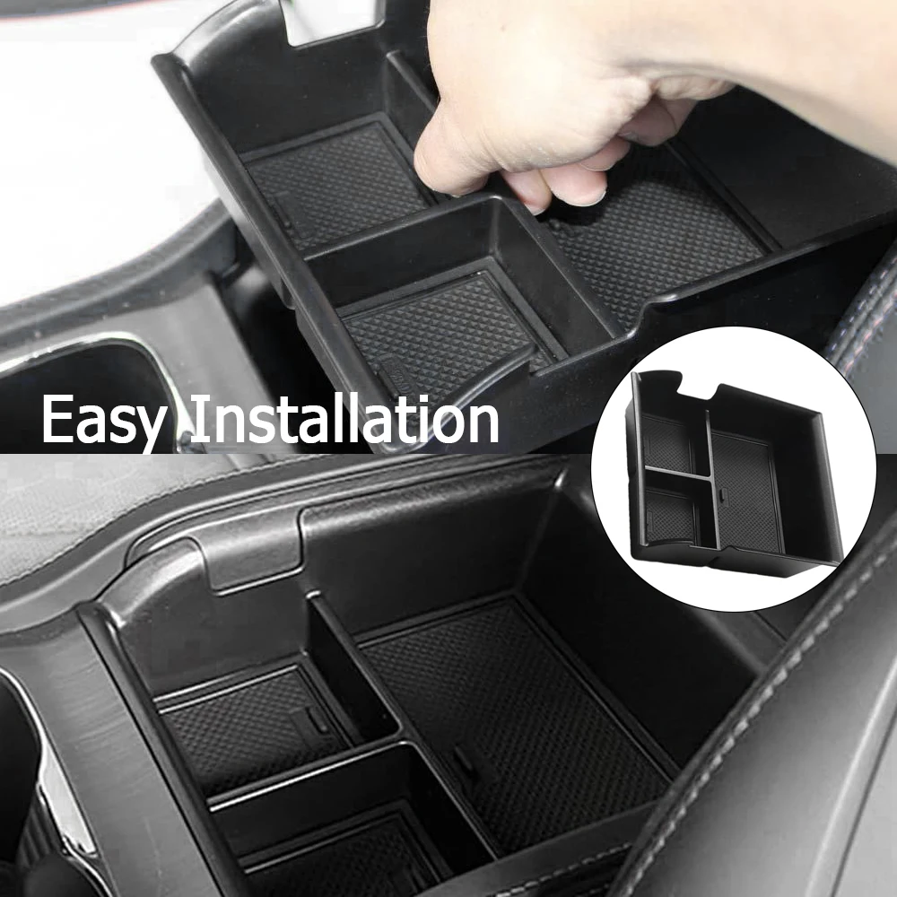 

Car Center Console Storage Box Leather Armrest Cover For BYD Atto 3 Yuan Plus 2022 2023 Multi-style Auto Modified Accessories