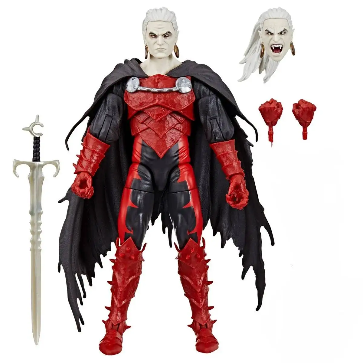 حكايات مارفل ليجندز الغريبة بلاك هارت عاصفة الدم دايمون هيلستورم فودو ولفيرين مون نايت ليليث دراكولا 6 بوصة شخصية الحركة