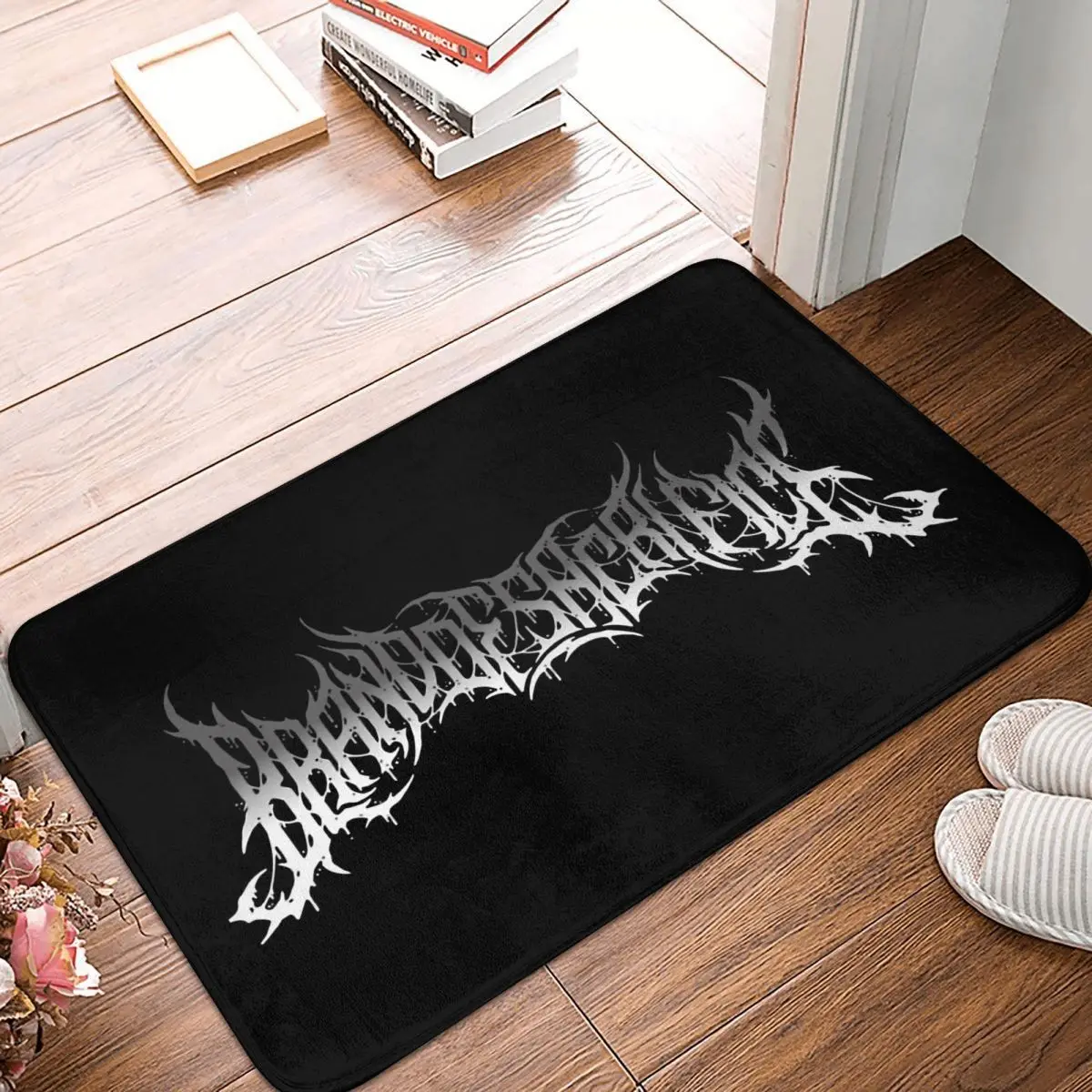 Band Logo Kitchen Non-Slip Carpet Brutal Deathcore Bedroom Mat Entrance Door Doormat Floor Decoration Rug