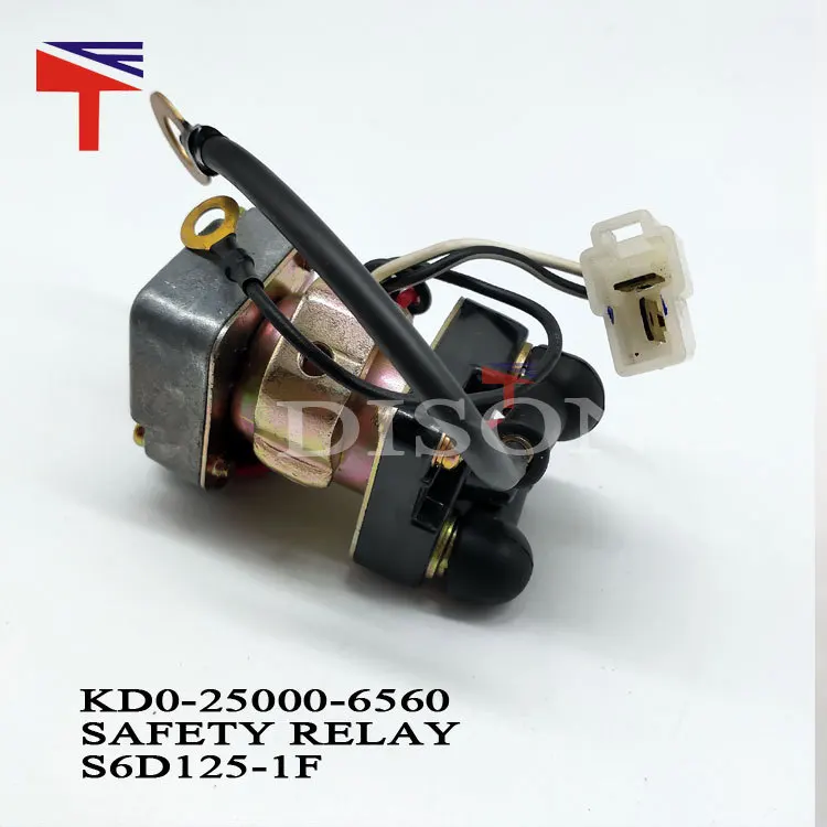 

Applicable excavator electrical parts S6D125 relay KD0-25000-6560