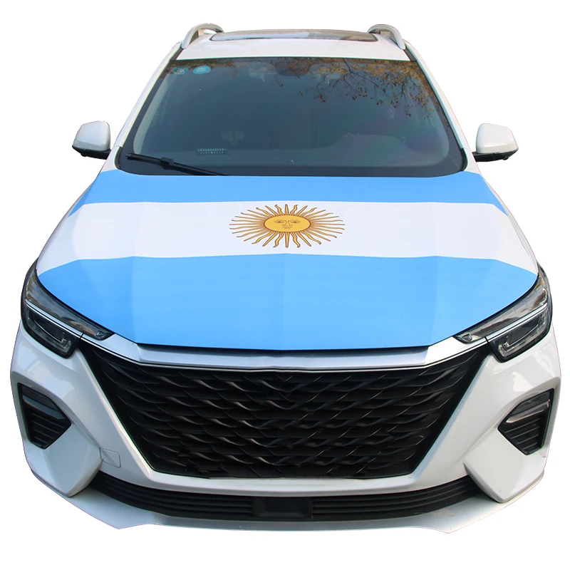 Car Engine Hood Cover Argentina National Flag For Decoration