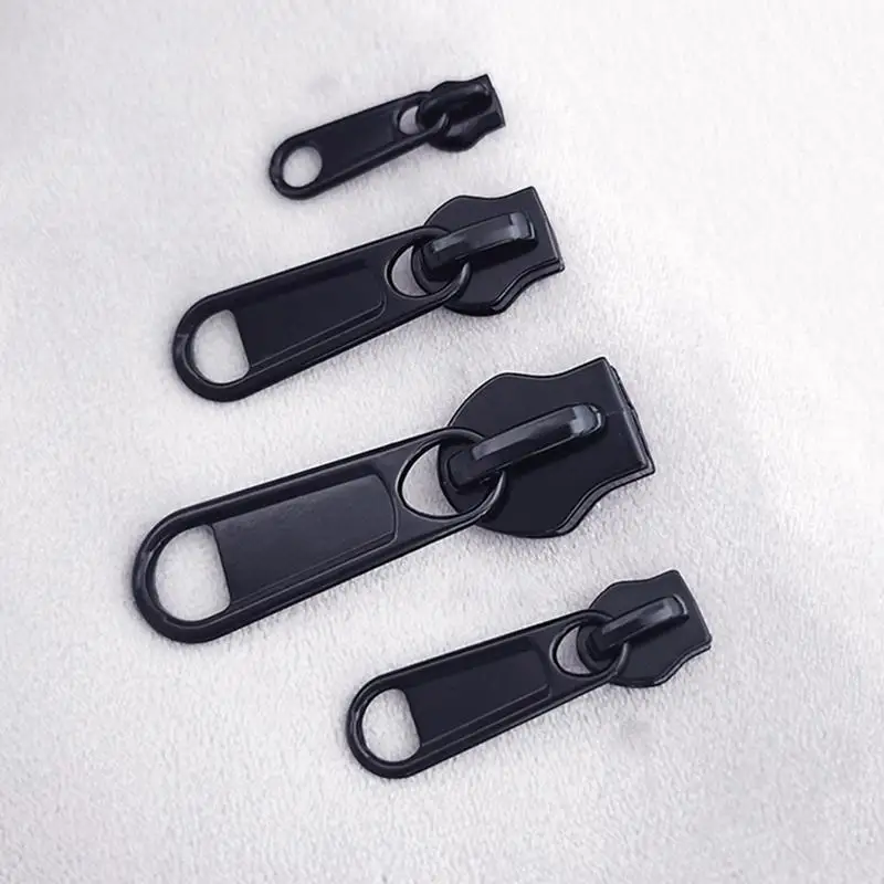 Heavy Duty Zipper Repair Kit 4Pcs Universal Zipper Sliders Fit 3# 5# 8# 10# Zippers for Luggage Tents Workwear Outdoor Bags