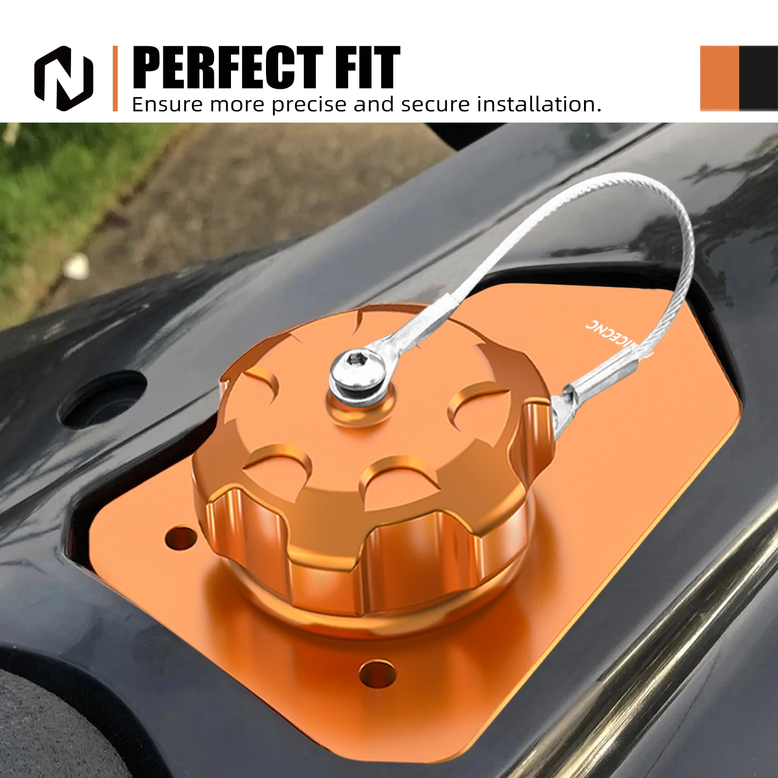 

NICECNC For KTM 690 SMC R Enduro /R SMCR 2019-2023 Motorcycle Fuel Neck Cap Cover Fuel Filler Neck Cap Kit