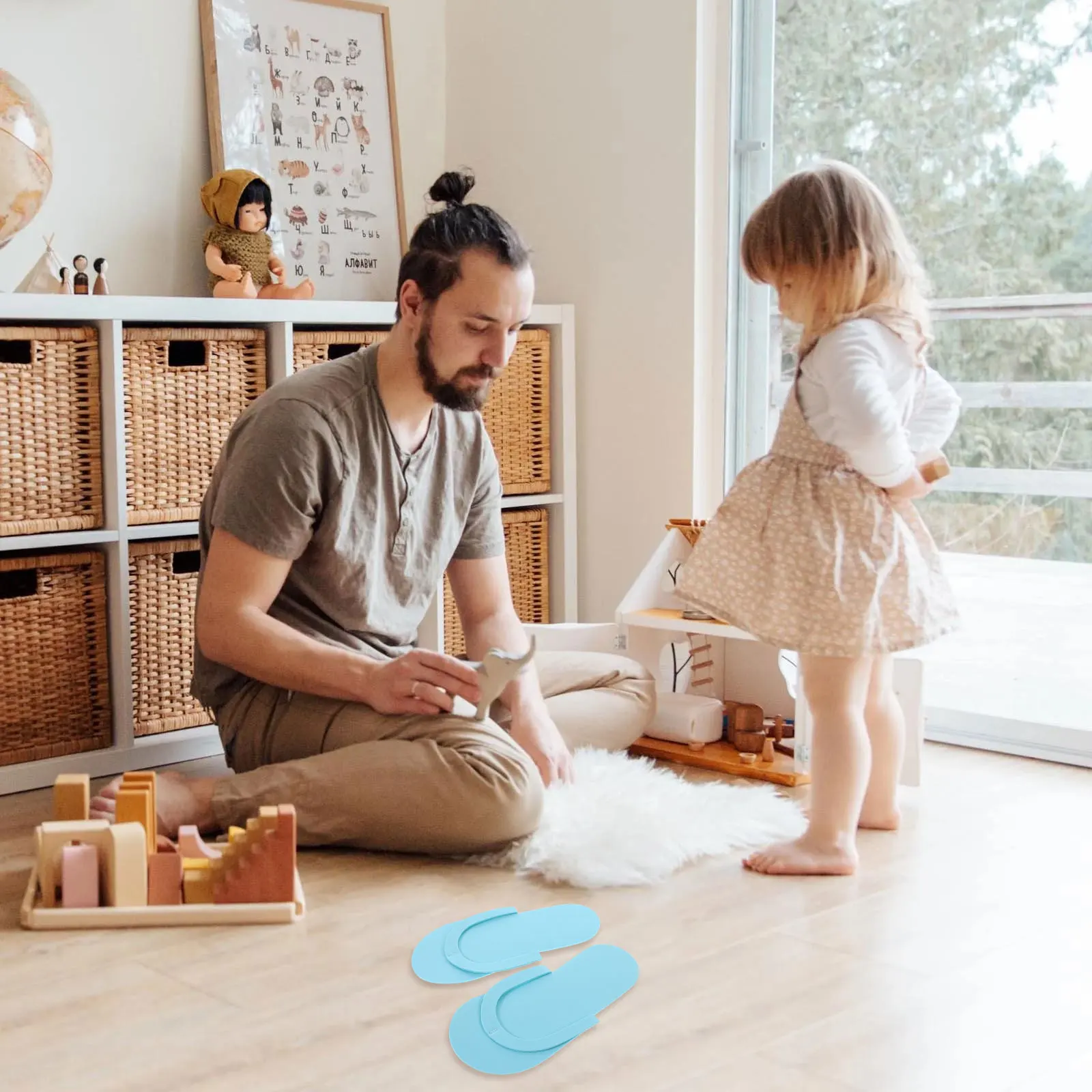 

36 шт. одноразовые тапочки для педикюра для салона спа Eva легкие водонепроницаемые тапочки для гостей маникюрные принадлежности для ногтей отель для дома