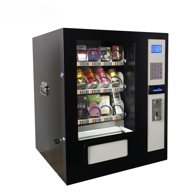 Desktop mini cans beverages snacks  cash coin  drink Vending Machine