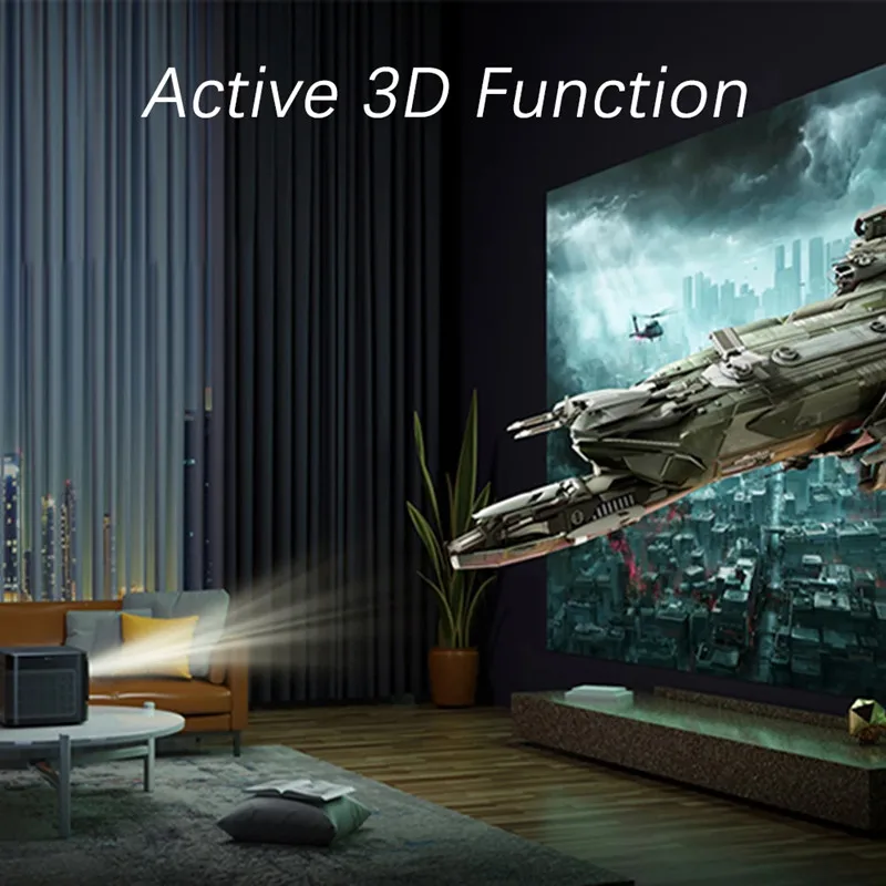 Dangbei mars pro projetor 4k laser beamer 3200ansi lúmen com 128gb de memória ativo 3d wifi smart tv vídeo cinema em casa