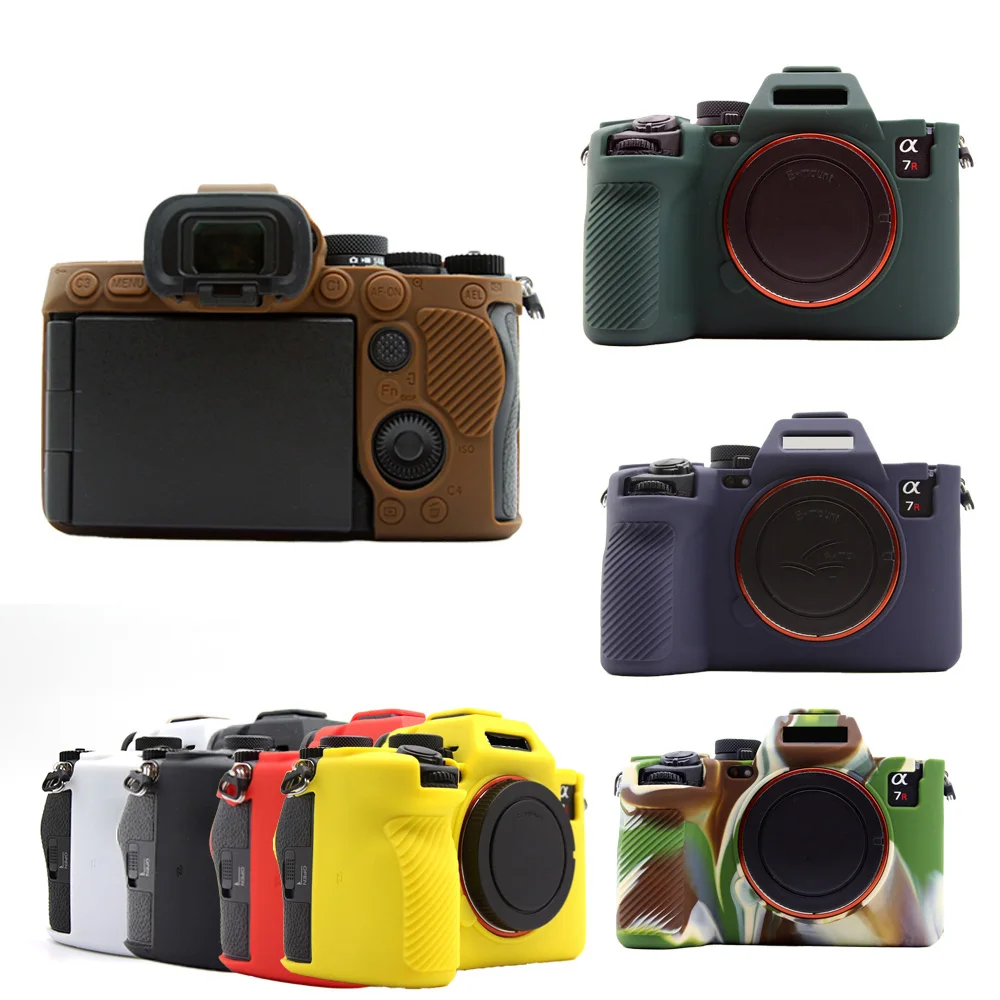 A7R6 Textured Rubber Silicone Case Body Cover Skin for Sony A7R VI / 7RM6 Camera