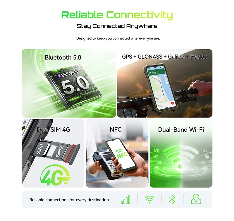 Rugged Smartphone Android 16 Cubot KingKong Dura, Up to 32GB RAM +256GB ROM, 6.88-Inch 120Hz Screen, IP68&IP69&MIL-STD-810H, NFC