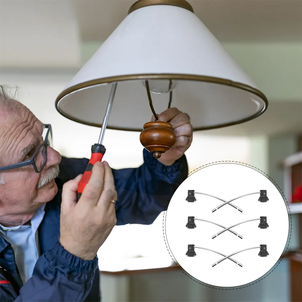 

10Pcs Light Socket Base Holder with Wire Leads Easy Install 125V 75W Candelabra Lamp Holder for Chandeliers Night Lights Ceiling