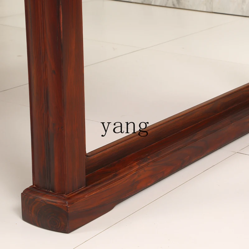 Caja de tira de palisandro rojo grande LH, muebles de cabeza plana