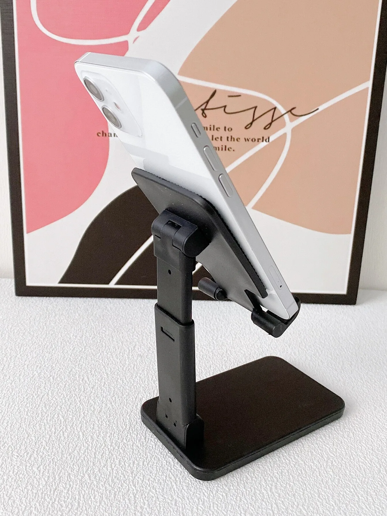

Foldable Desktop Phone Holder Compatible With IPhone, Android Phone, Gift For Birthday, Family, Friends Phone Stand, Phone Accessories