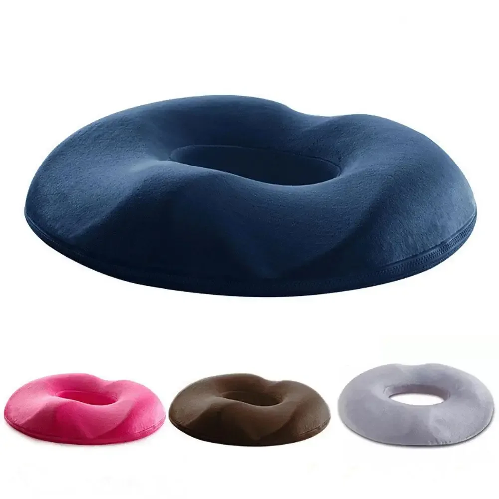 1PCS Donut Pillow Hemorrhoid Seat Cushion Tailbone Coccyx Orthopedic Medical Prostate Chair for Memory Foam