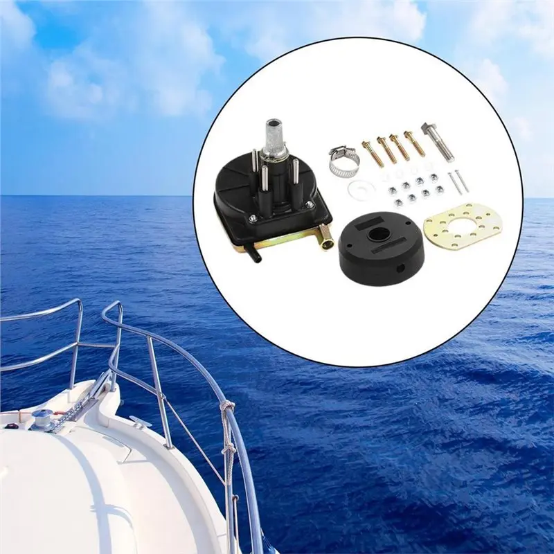 90 Degree Boat Steering Helm Bezel Set Boat Rotary Steering Mounting