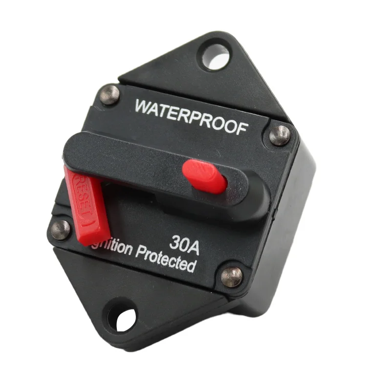 

30 Amp Car Car Audio Marine Waterproof DC Motor Operator Fuse Holder Circuit Breaker