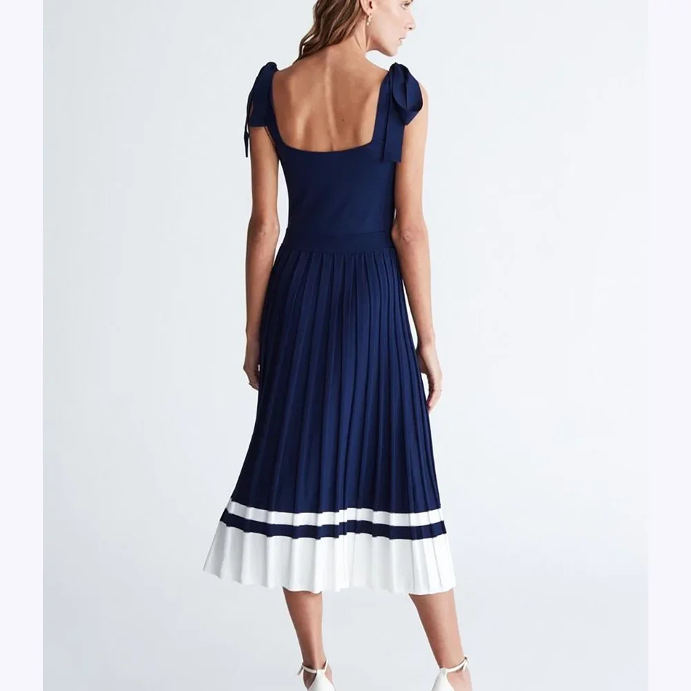 Изящное вечернее платье из джерси на тонких бретельках по индивидуальному заказу, высокое качество, без рукавов, без бретелек, чайной длины, платья для особых случаев