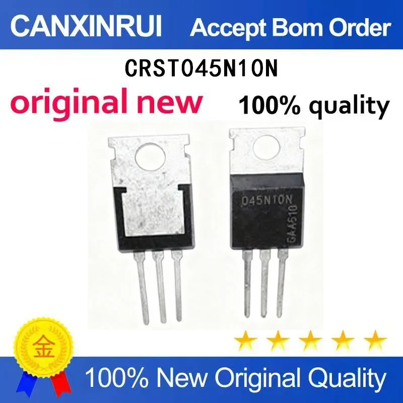 (5-100 Pieces)CRST045N10N 045N10N MOS Field Effect TO-220 100V 120A Brand New