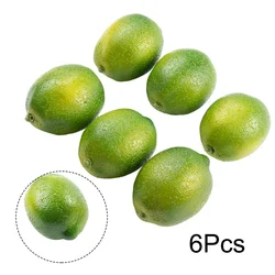 Artificial Lemons Versatile Artificial Lemons 6 Piece Foam Fruits for Home Deco DIY Crafts and Photography Props