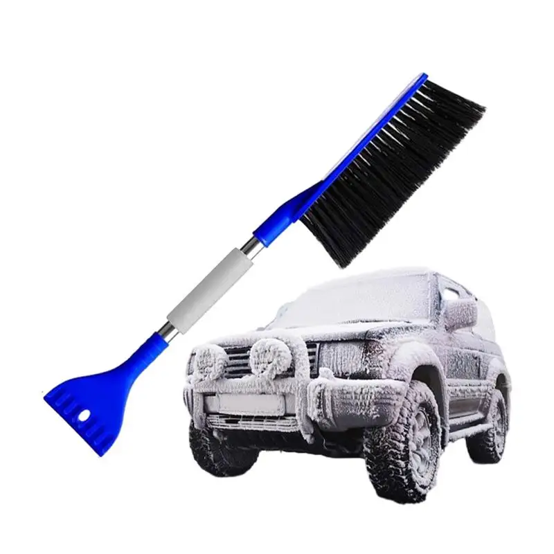 

Snow Brush And Ice Scraper Snow Removal Brush And Ice Scrapers For Car Ice Scraper And Multifunctional Snow Remover For SUV