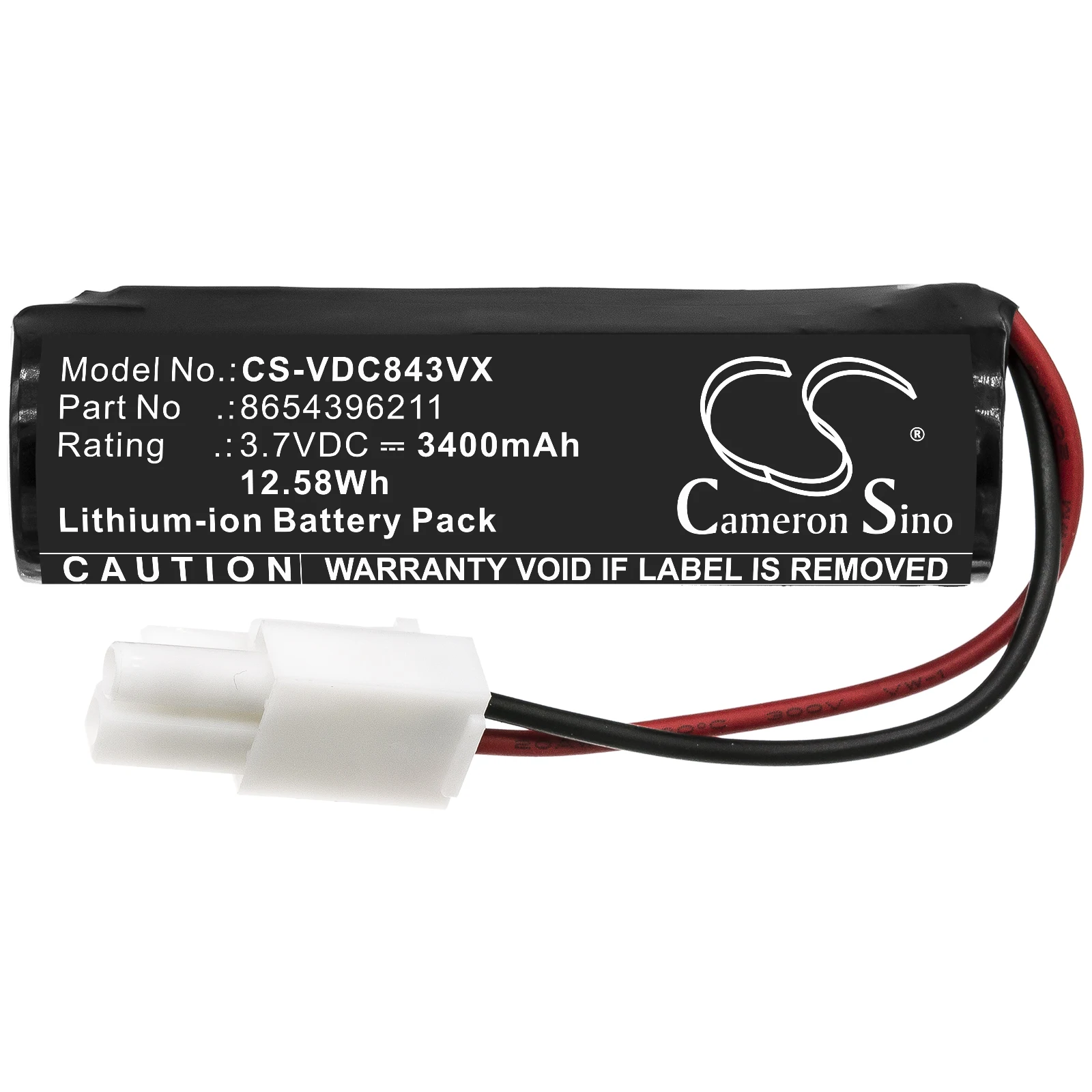 

Li-ion Vacuum Battery for Vileda,3.7v,3400mAh,Quick & Clean VI409842,8654396211