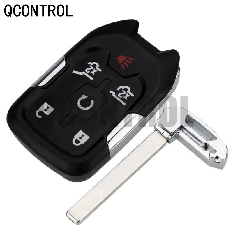 QCONTROL kunci Remote untuk GMC Yukon XL DenAlibaba untuk 13508280 13580804 13508278Chevrolet Suburban Tahoe 2015. 2019 FCC ID: HYQ1A