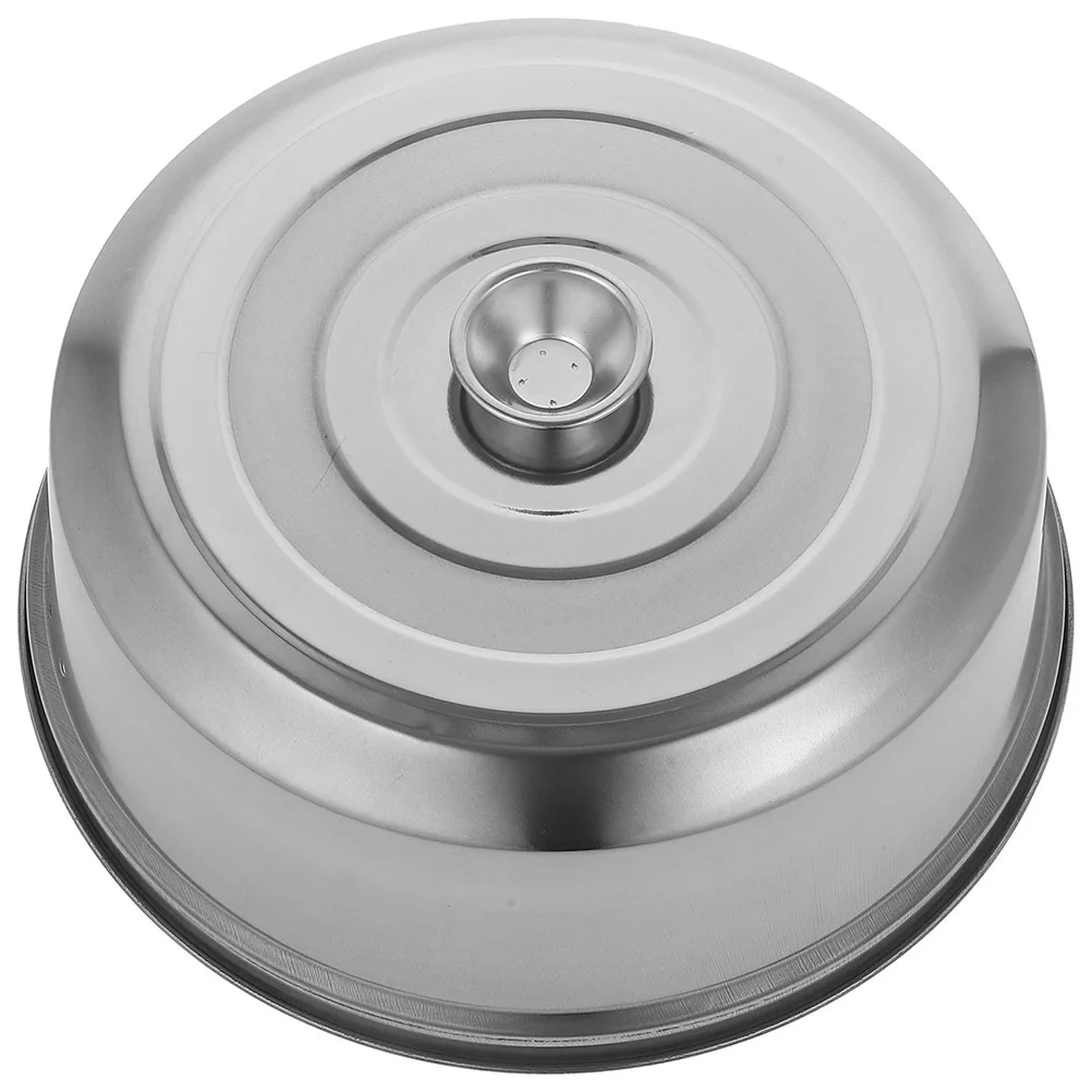 

Thickened Stainless Steel Steamer Grill Cover Handle Versatile Use Home Kitchen School Cafeteria Bun Shop Flat Grill