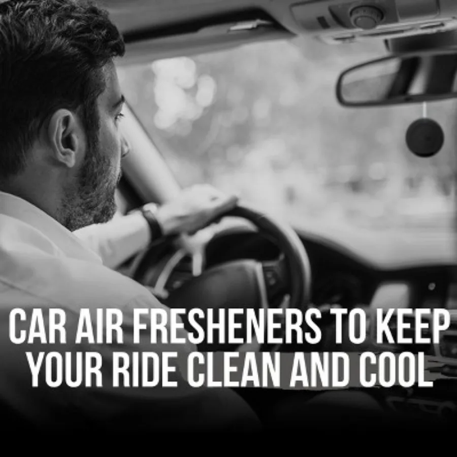 معطر هواء جل معلق باللون الأسود - يضمن العطر ببطء وتدوم طويلاً، حتى سوف تتعشق سيارتك طازجًا أطولًا!