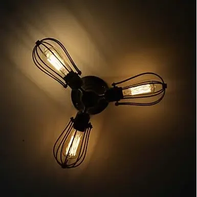 Retro Style Loft Vintage Ceiling Light Fixtures Living Room Lights Edison LED Industrial Ceiling Lamp Luminaire