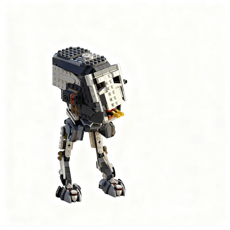 446pcs MOC Star Battle AT-ST Imperial Commando Version Alternate Build Model Building Blocks Christmas Gift Construction Brick