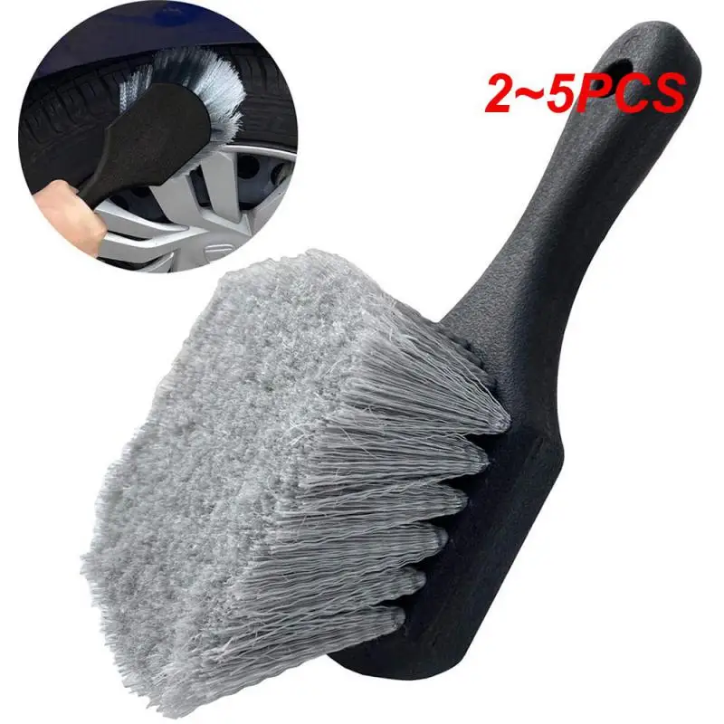 

2~5PCS Auto Tire Rim Brush Dust Removal Wheel Hub Cleaning Brushes Car Wheels Detailing Cleaner Tire Auto Washing Tool