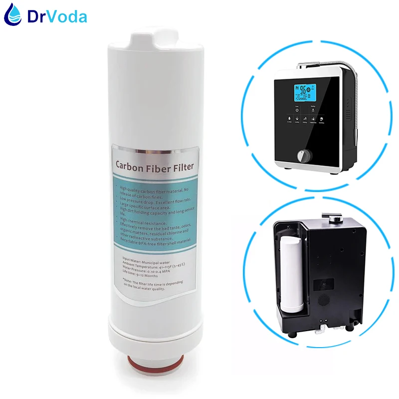 Alkaline Water Ionizer Machine Activated Carbon Replacement Filter Cartridge for 829 / 808 alkaline ionizer Filter Element