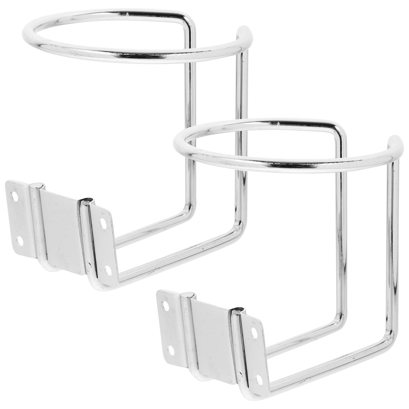 

2 Pcs Cup Holder Drinks Boat Holders for Multifunction Car Iron Metal Carrier Cars
