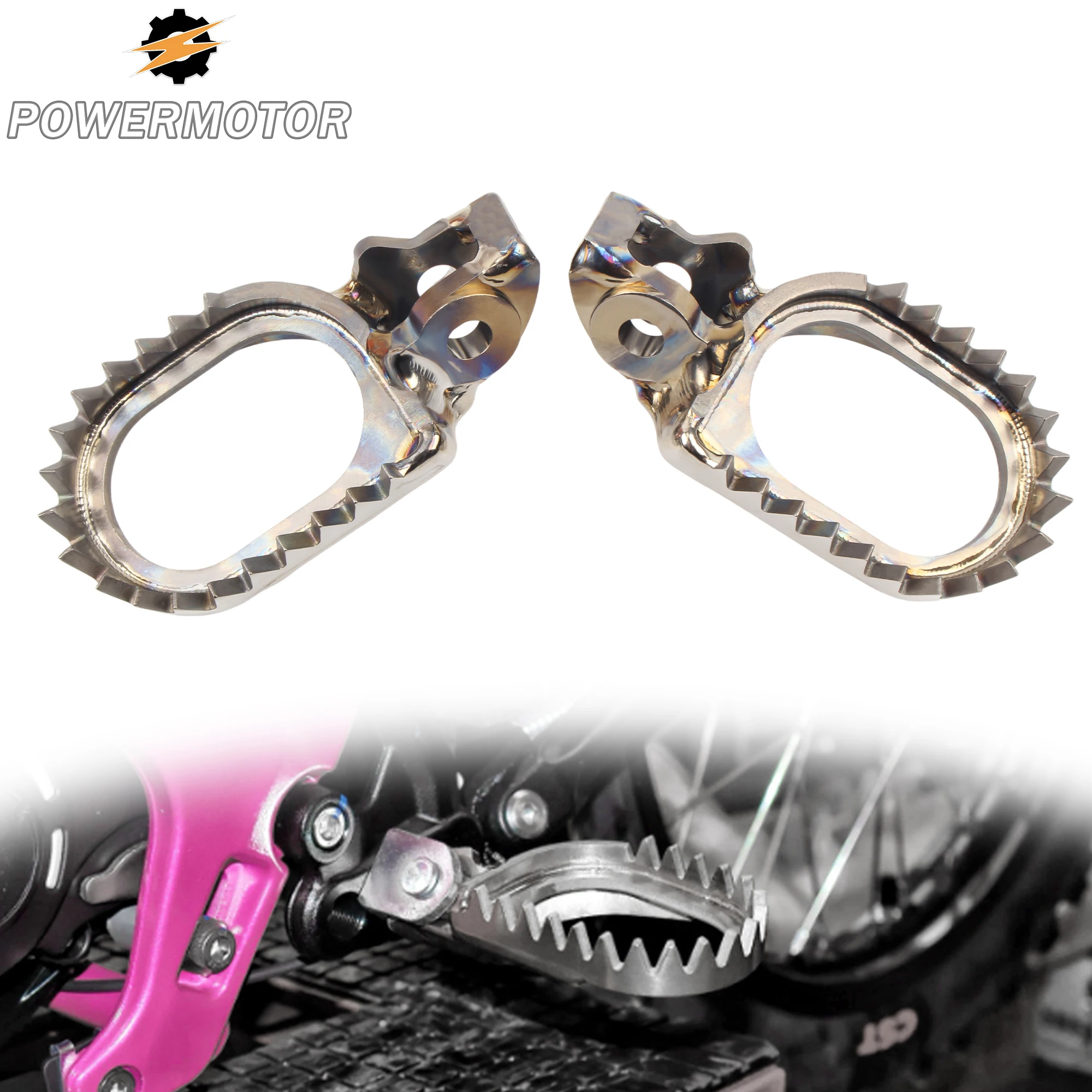 

Enduro Motorcycle Front Footpegs Footrest For KTM EXC EXCF SX 2016-2023 GASGAS KAYO BSE Titanium Alloy Foot Rest Peg Pedal Parts