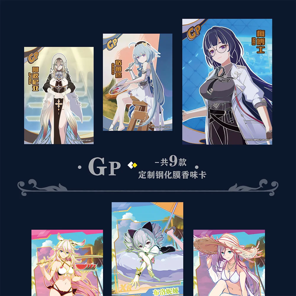 Coleção Anime Cards of Honkai Impact 3, Kiana, Kaslana, Raiden Mei, Yae Sakura, Cartas Colecionáveis, Fu Hua Elysia, Presente, Novo