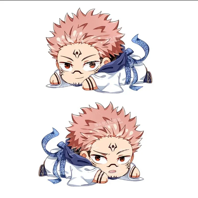 1 PCS Anime Ryomen Sukuna Dolls Cosplay Soft Plush Jujutsu Kaisen Costume Cute Double Different Printed Pillows Cushion 33x45cm