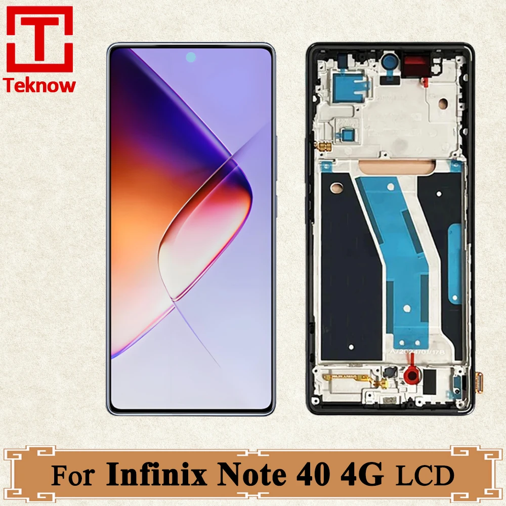 

AMOLED 6.78" For Infinix Note 40 4G X6853 LCD Display Digitizer Assembly Replacement Part For Infinix Note 40 4G LCD Screen