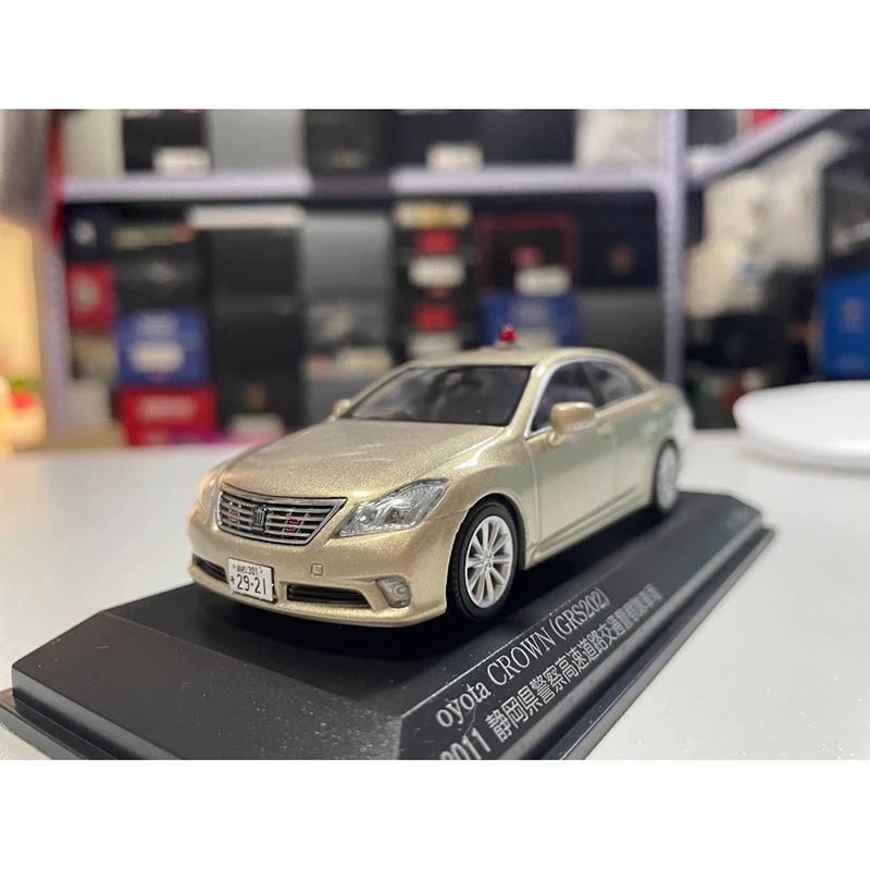 RAIS Diecast 1:43 Scale CROWN GRS202 2011  Police Alloy Simulation Car Model Adult Boy Decoration Gifts Toys Static Display