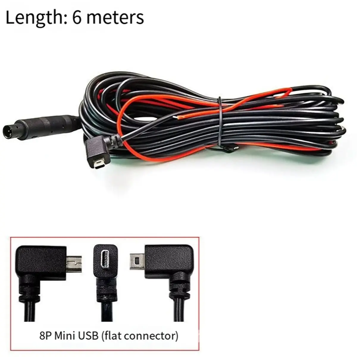 #41F Electronics Accessories,For 70mai Rearview Dash Cam S500 Connection Cable (Plastic)